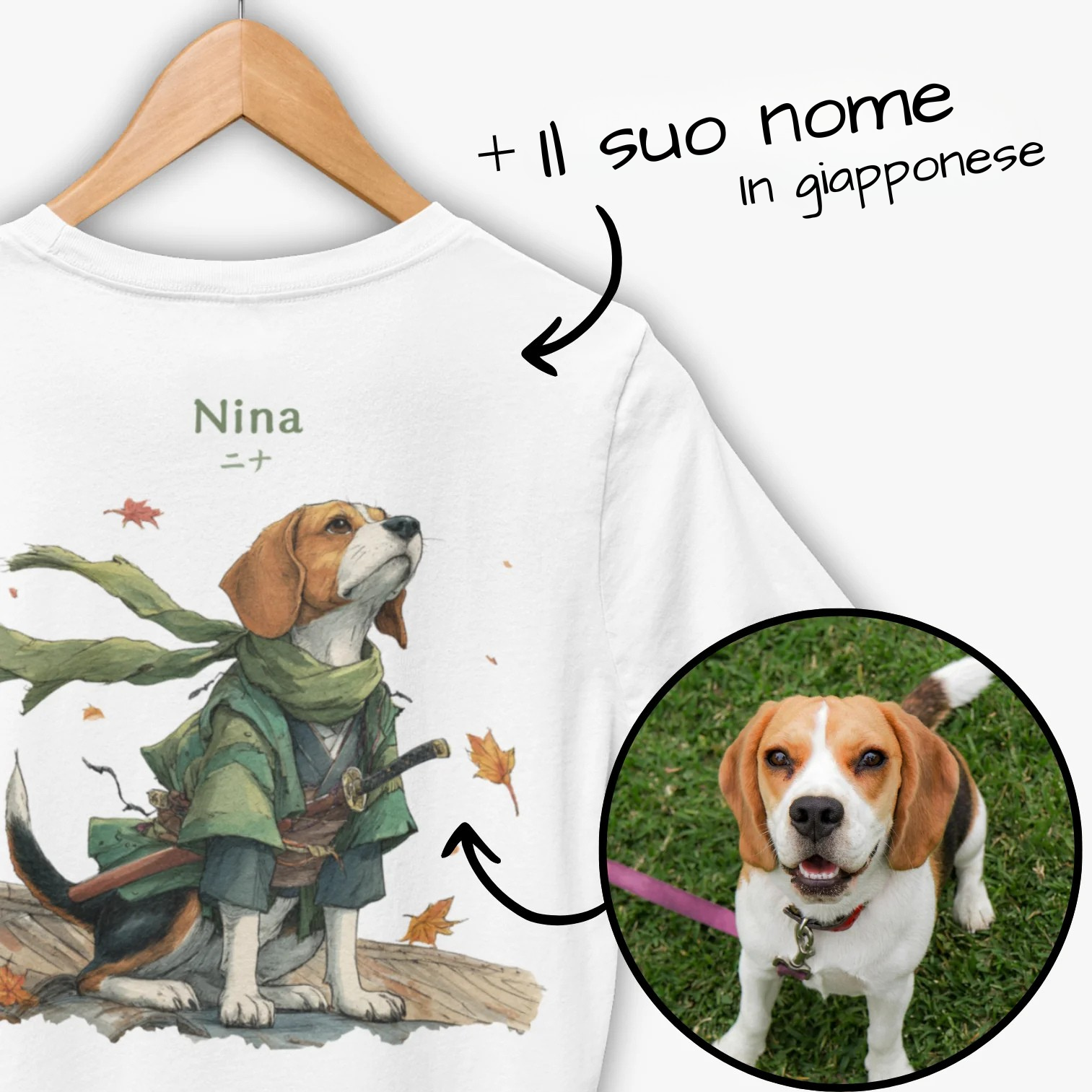 Maglietta personalizzata del Giappone